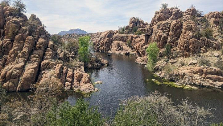 little inlets snaking through the granite dells
